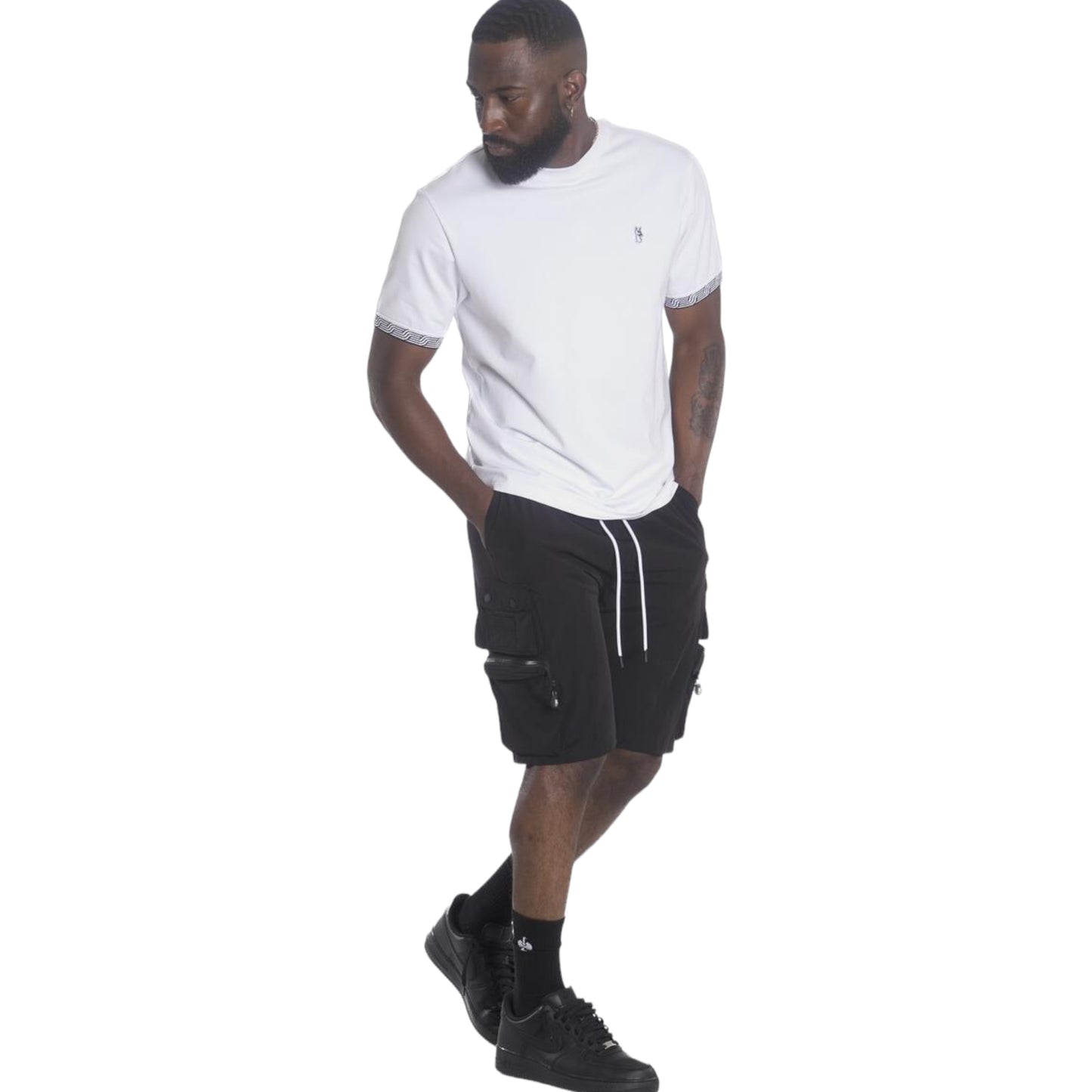 MAKOBI: Colton Nylon Cargo Shorts M633 TUSC