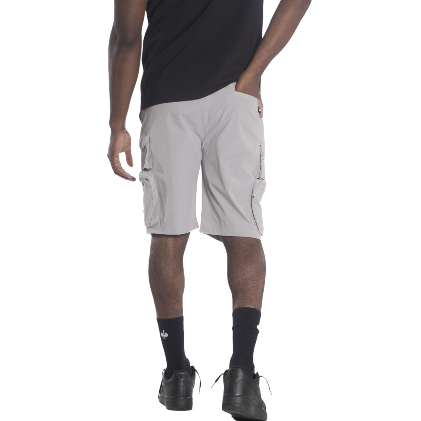 MAKOBI: Colton Nylon Cargo Shorts M633 TUSC