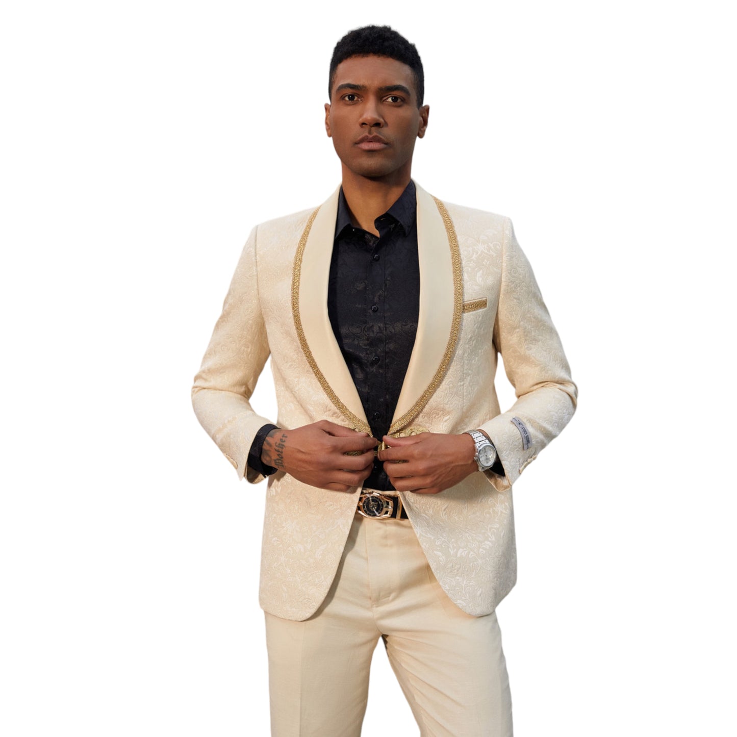 STACY ADAMS: Glen Check Blazer SMJ820H1