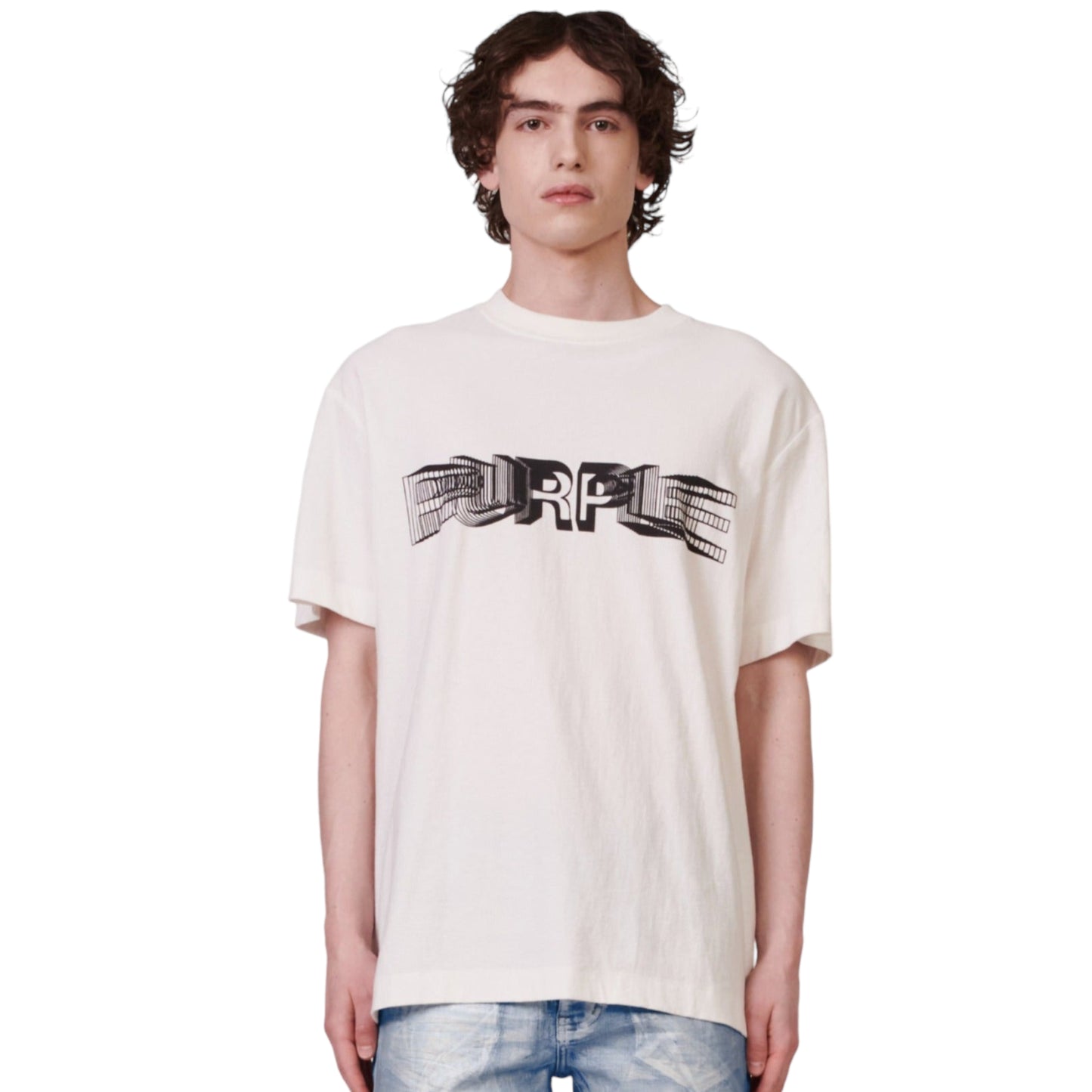 PURPLE BRAND: Wire Frame Tee JCMW322