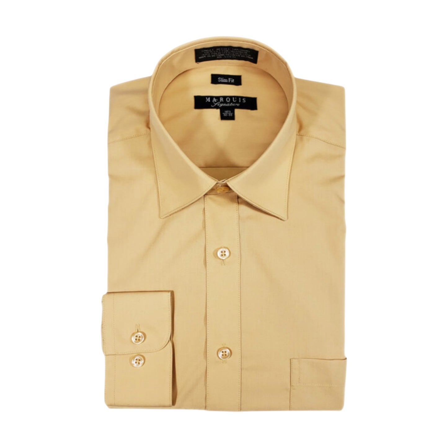 MARQUIS: Solid Slim Dress Shirt 009SL