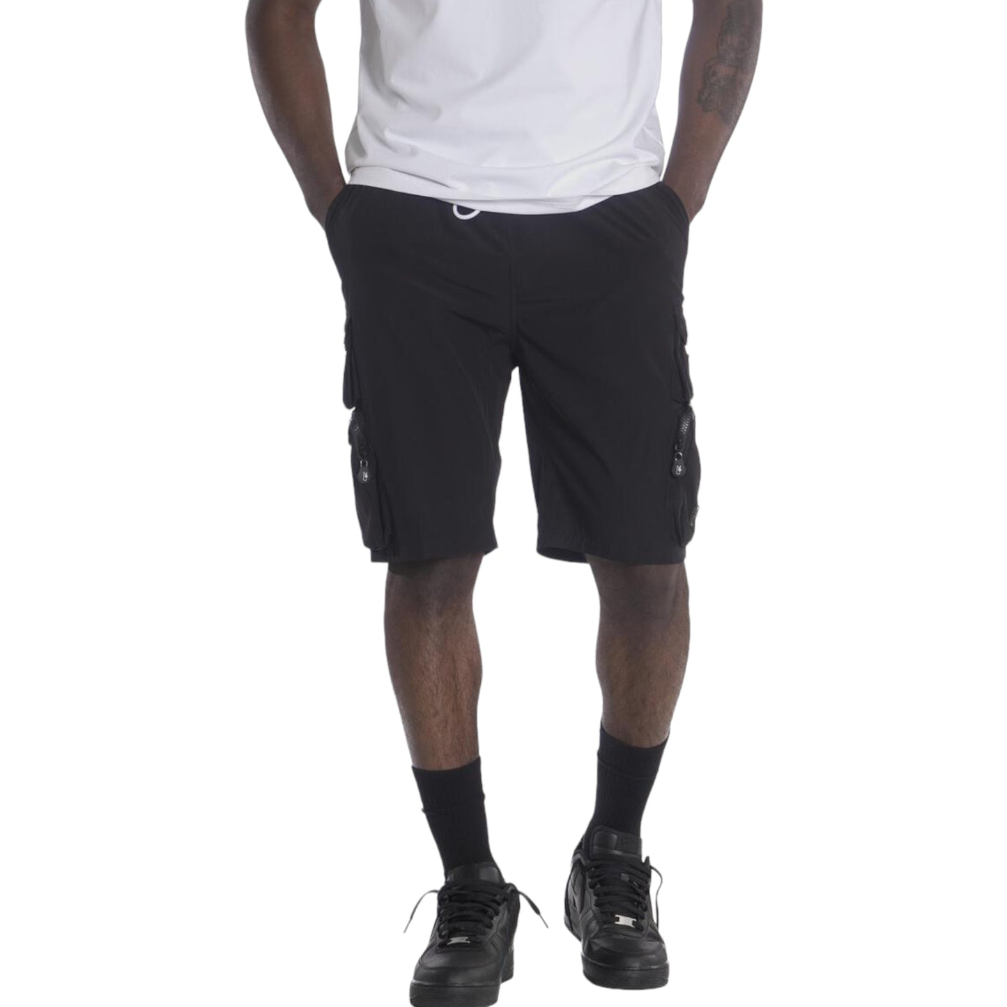 MAKOBI: Colton Nylon Cargo Shorts M633 TUSC