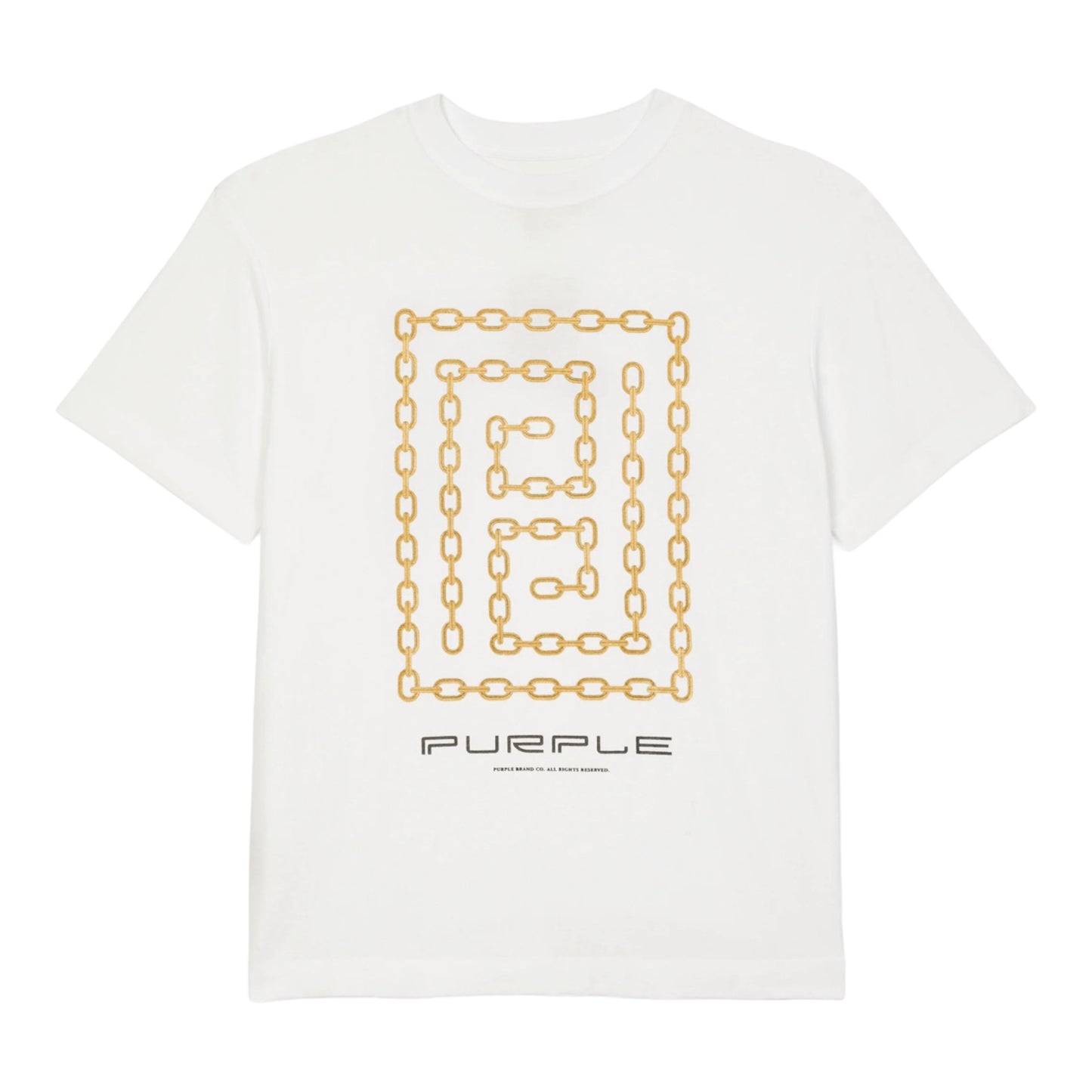 PURPLE BRAND: Meander Chain Tee JCGC322