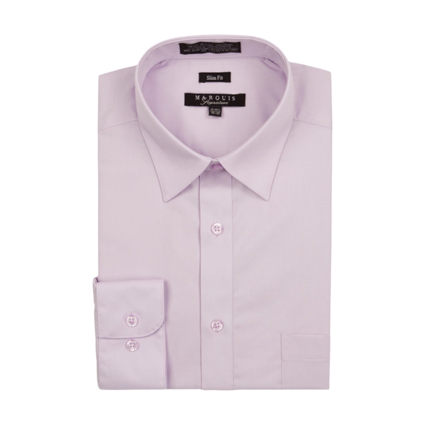 MARQUIS: Solid Slim Dress Shirt 009SL