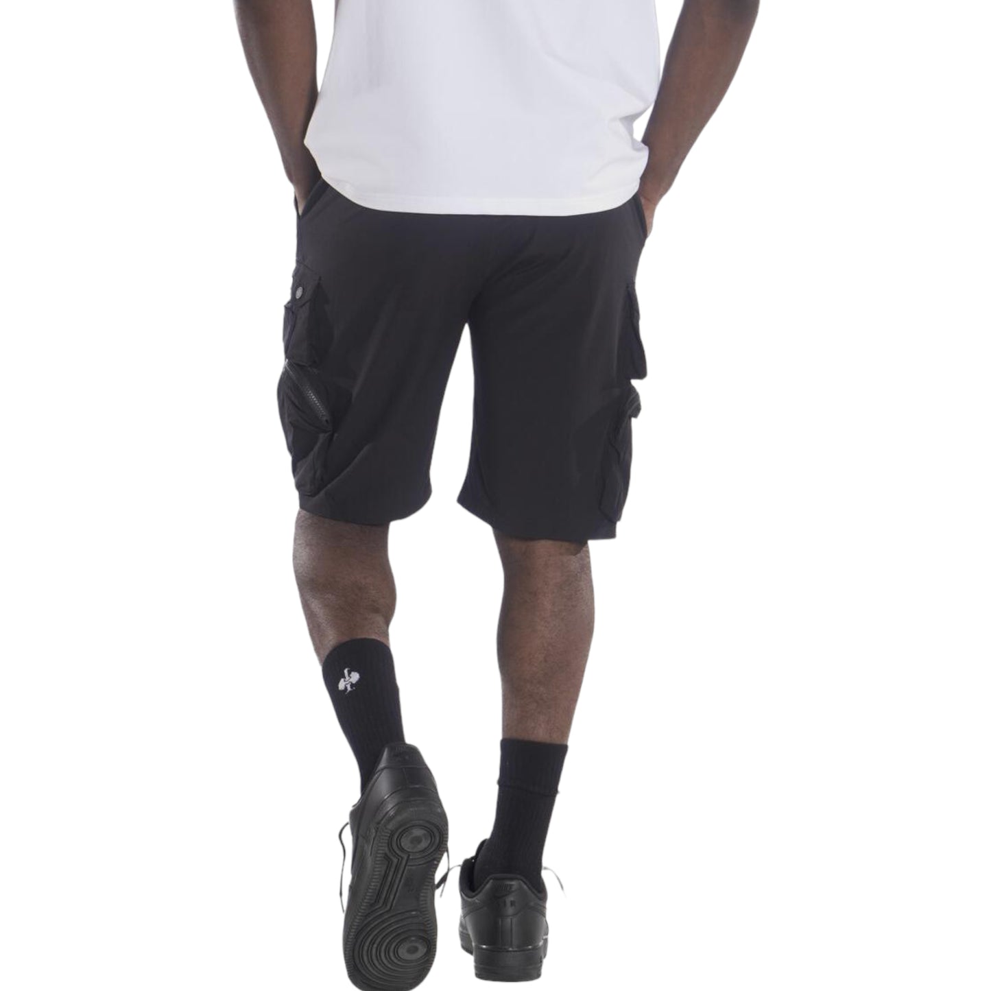 MAKOBI: Colton Nylon Cargo Shorts M633 TUSC