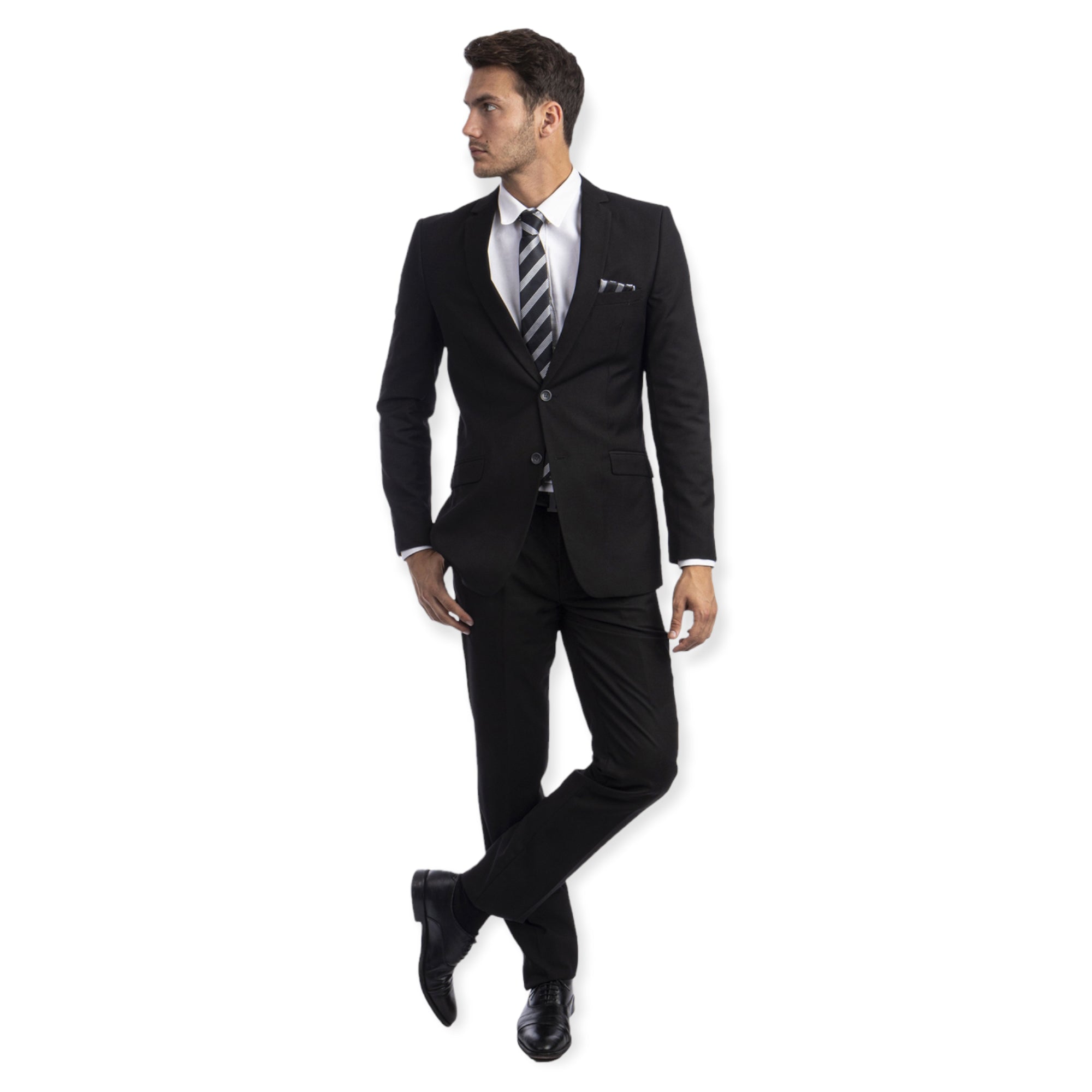 AZZURO: 2pc. Slim Fit Suit M276S-01 (NEW)