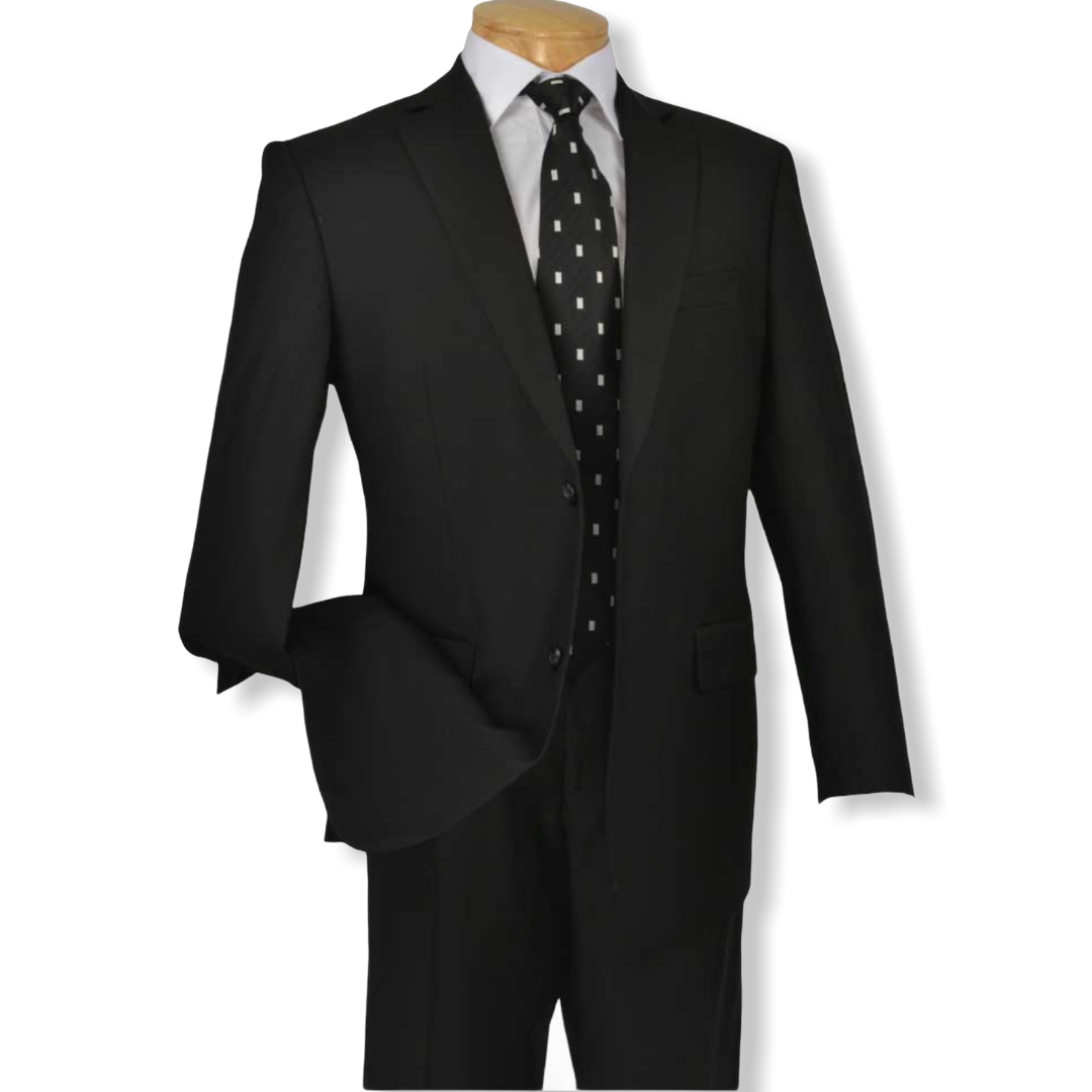 VINCI: 2pc. Solid Vested Suit 2TR