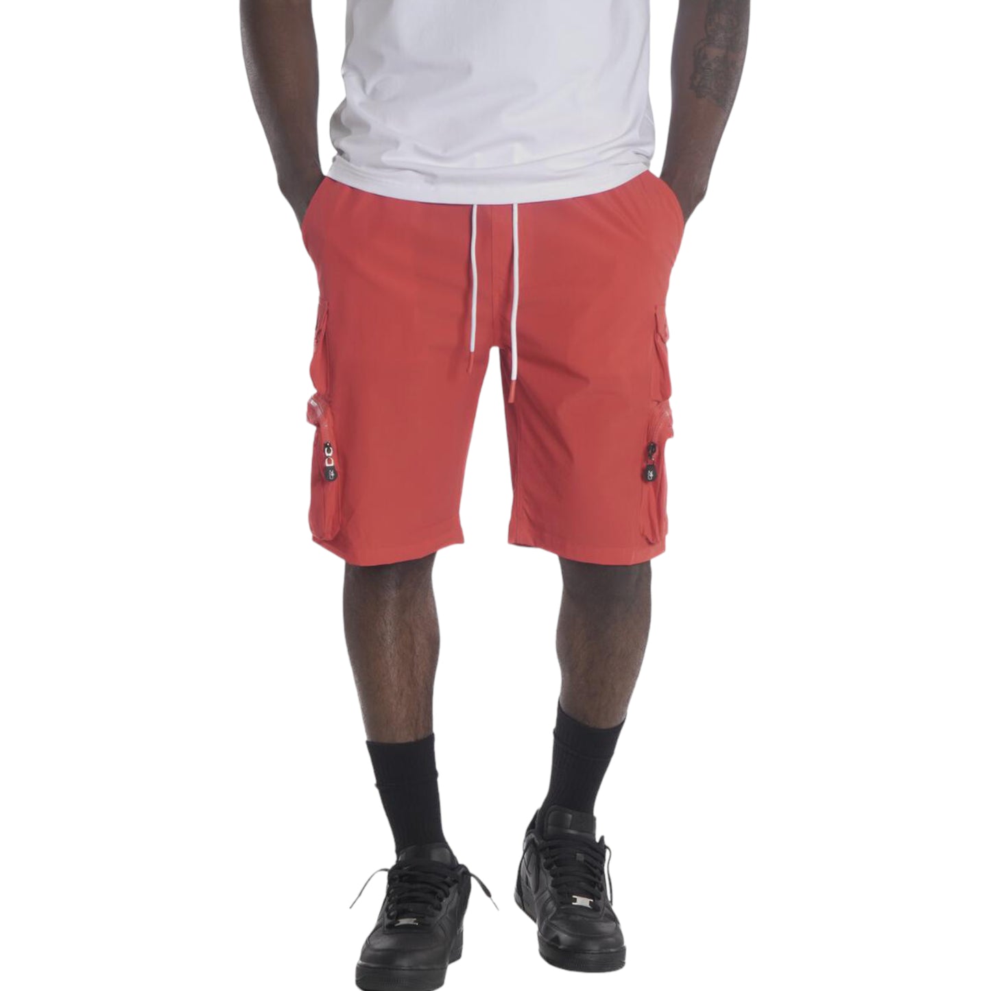 MAKOBI: Colton Nylon Cargo Shorts M633 TUSC