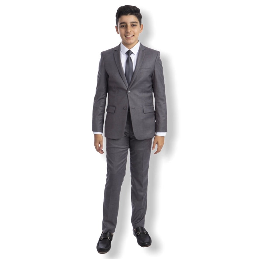 PERRY ELLIS: 5pc. Solid Boys Suit PB363-14