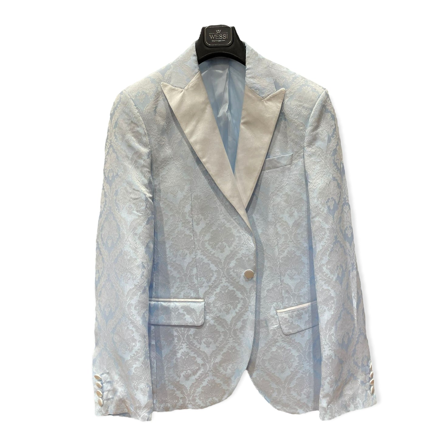 WESSI: Patterned Tuxedo Blazer