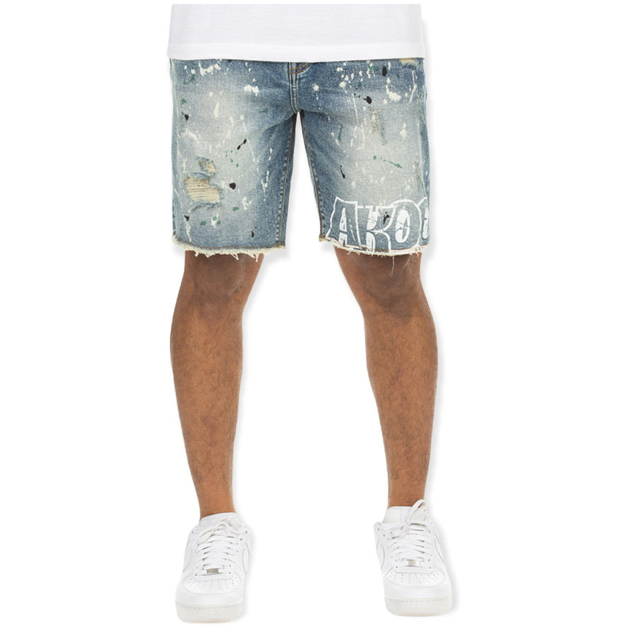 Akoo jean sales shorts