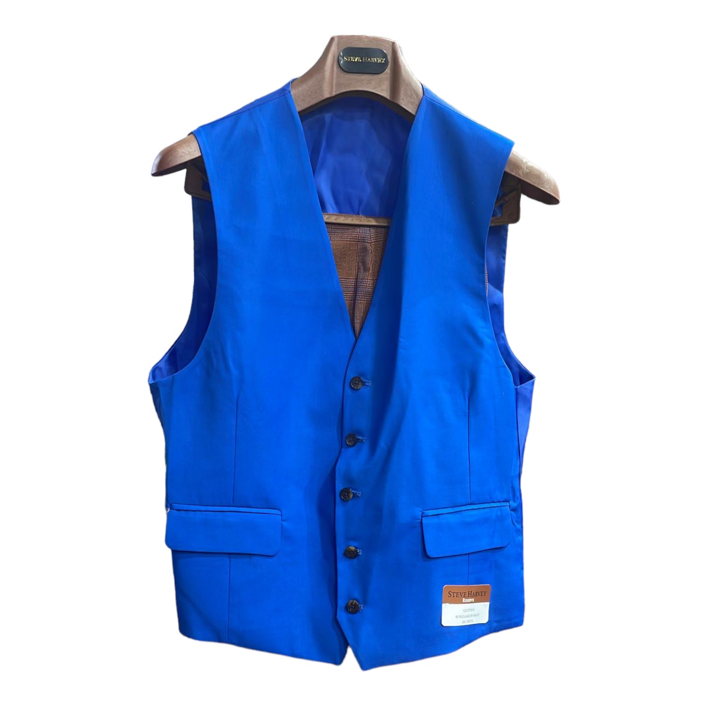 STEVE HARVEY: Plaid 3PC. SUIT. 123707SHS