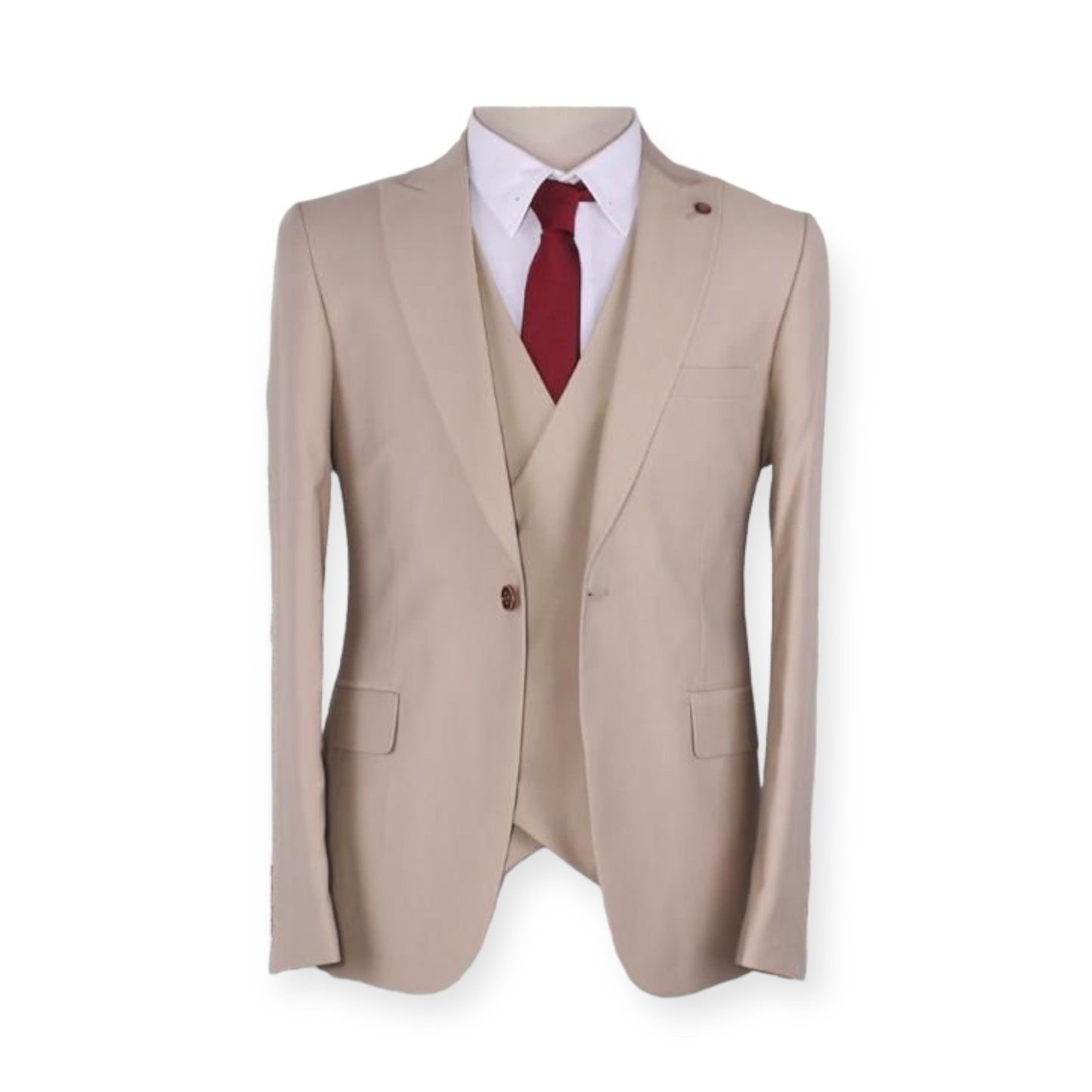 MORRISON ALEXANDER: Solid 3pc. Slim Suit 01