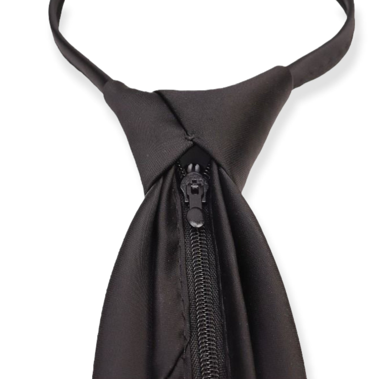 BAROCCO: Rhinestone Zipper Neck Tie TIE53