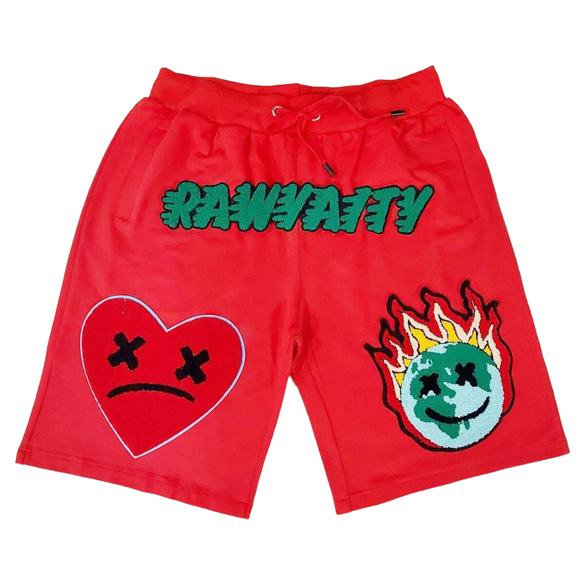 RAWYALTY: Burning Earth Chenille Short Set