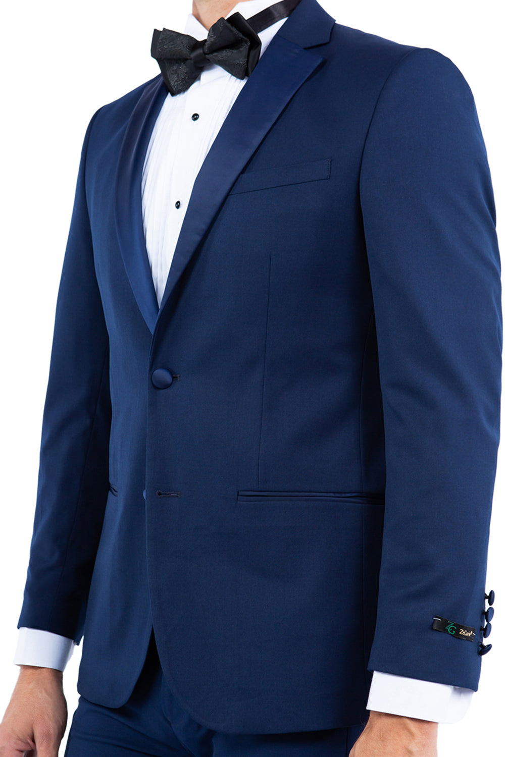 ZE GARIE: Notch Lapel Tuxedo Jacket MJT364-02