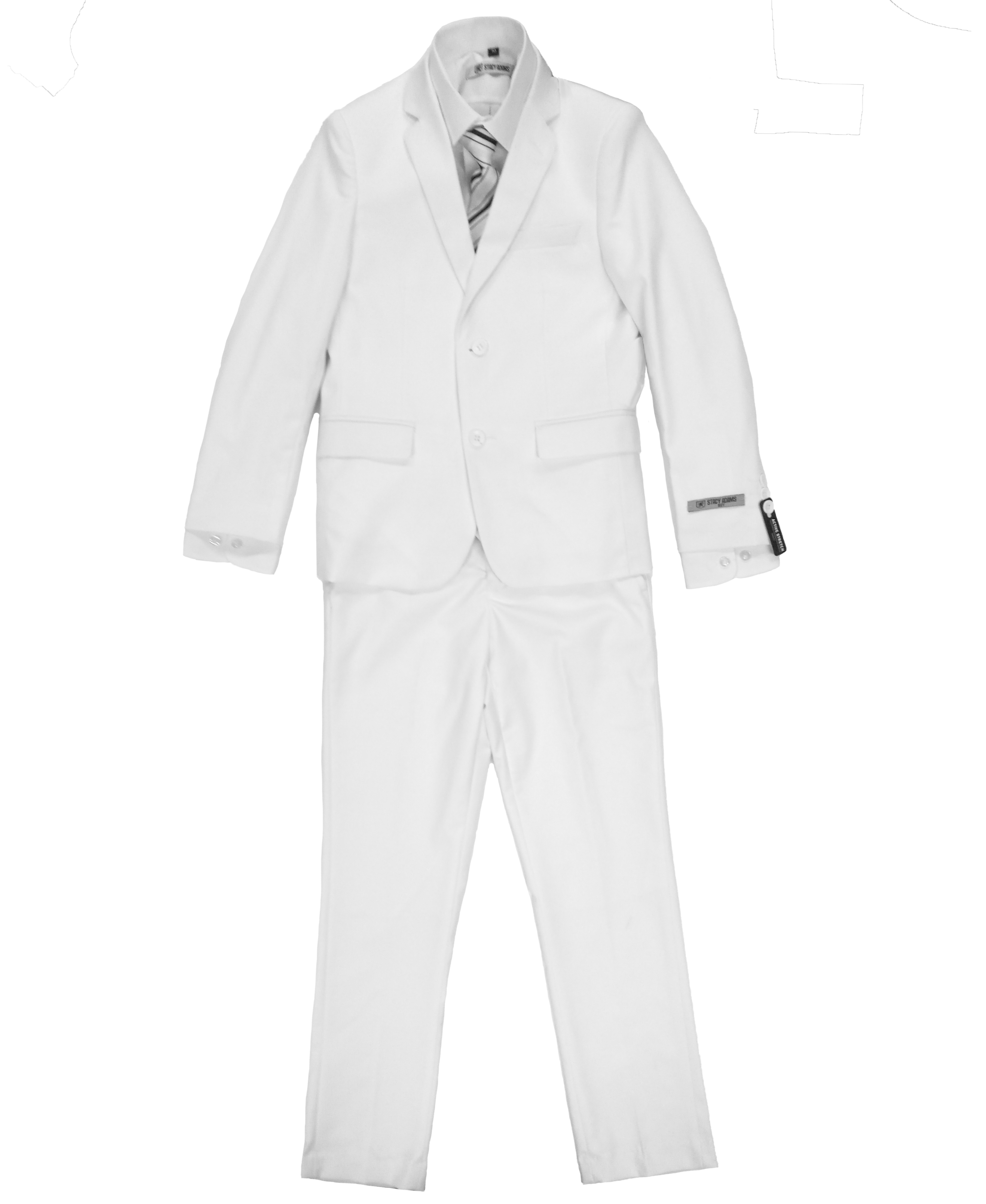 Stacy Adams White 5 pc Suits
