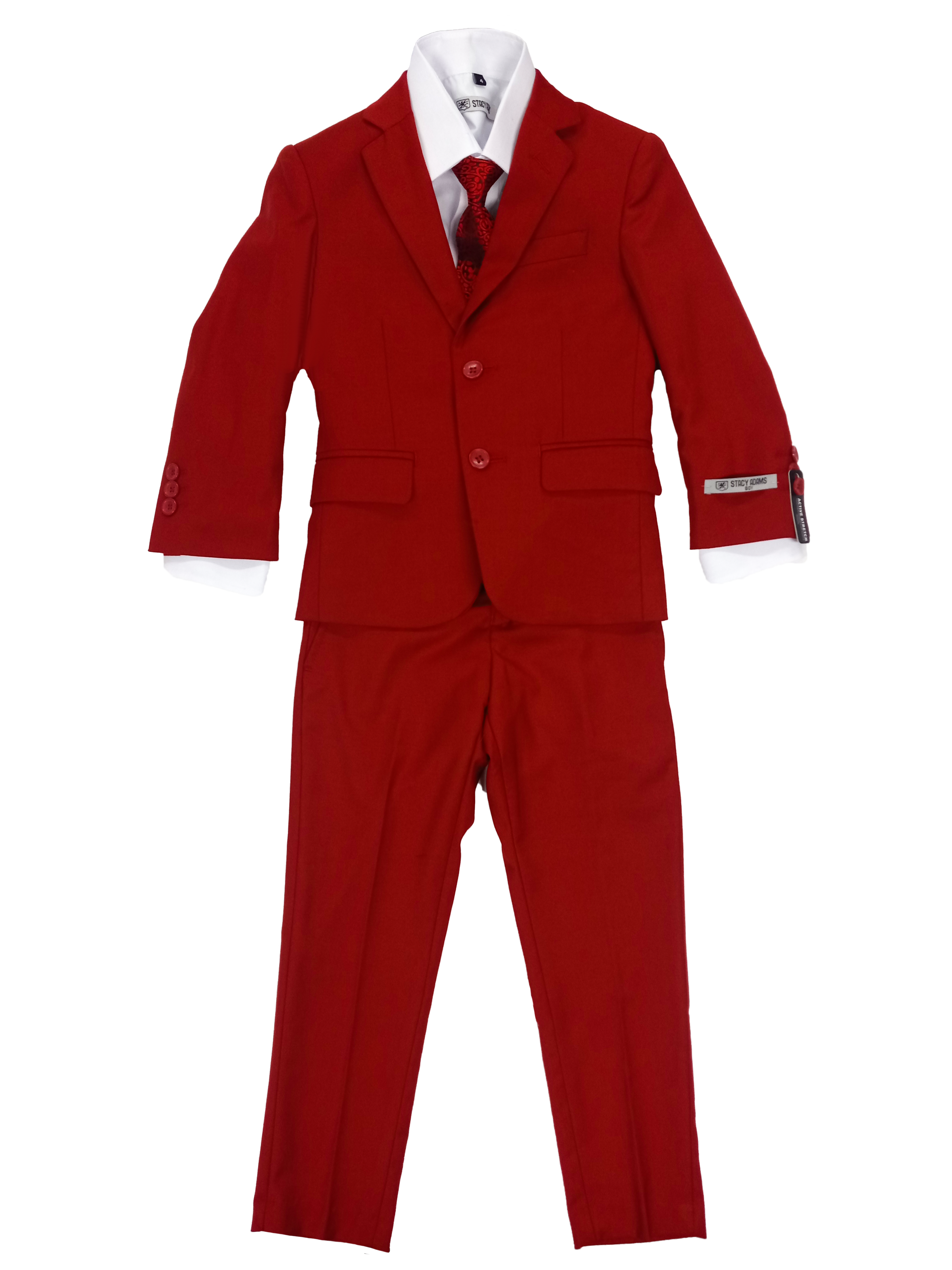 Stacy Adams Red 5 pc Suits