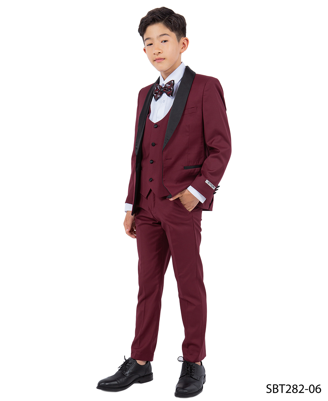 Stacy Adams Burgundy 5 pc Tuxedo