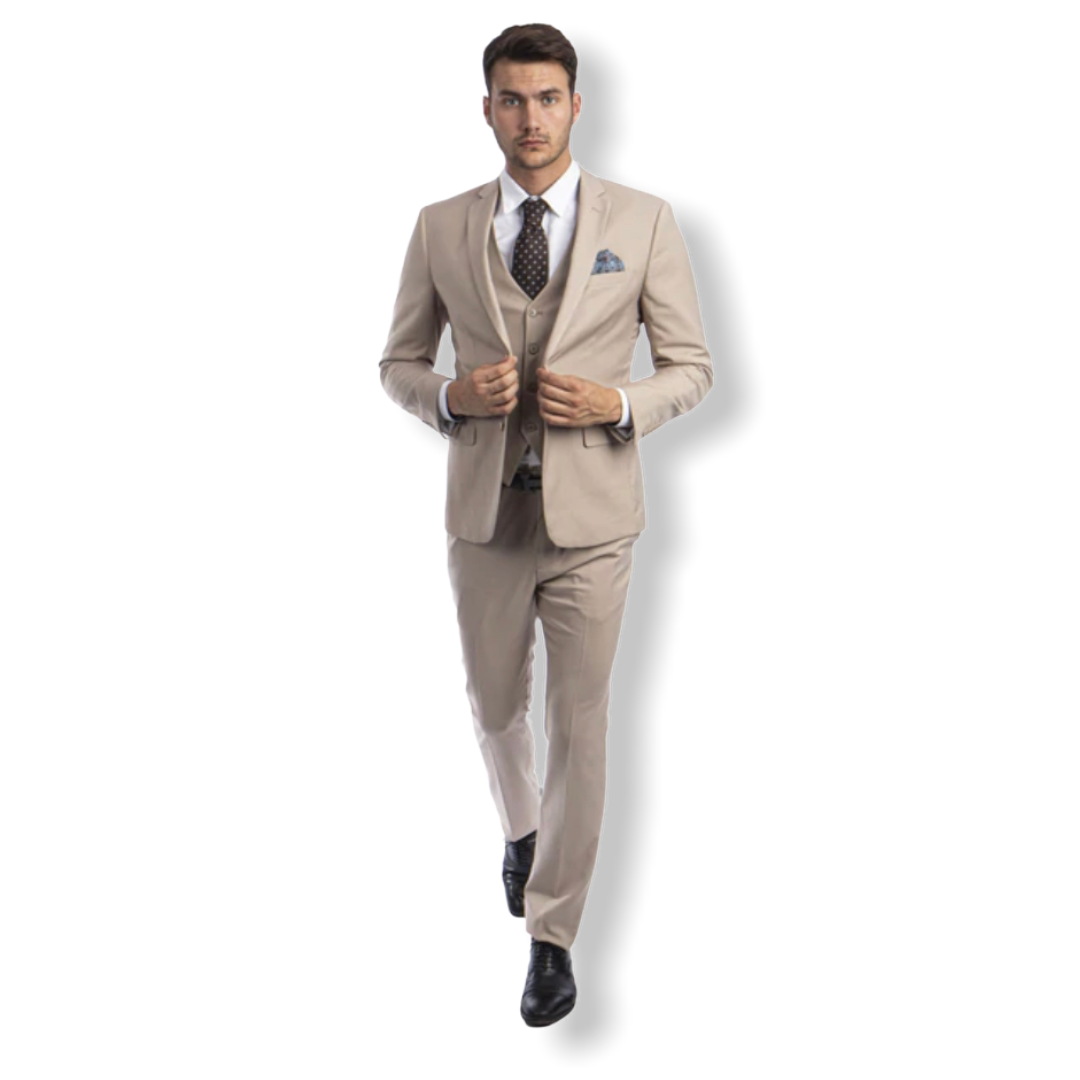 Sean Alexander: Solid 3pc Slim Suit M282SK-07
