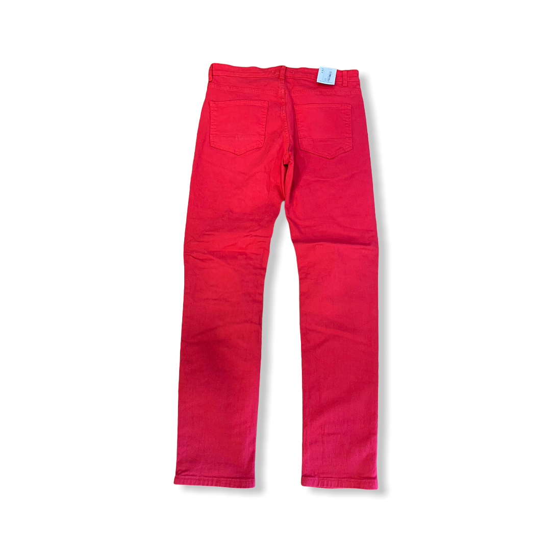 BLIND TRUST: Distressed Denim Twill Pant BTP19633 - On Time Fashions Tuscaloosa