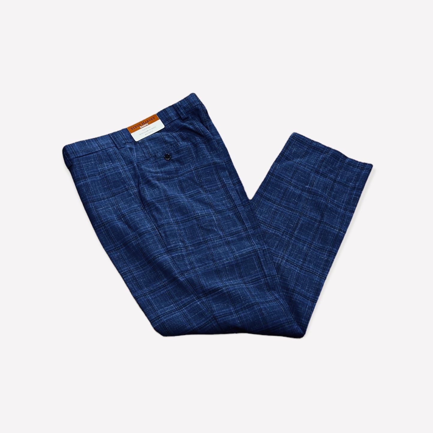 STEVE HARVEY: Plaid 2PC. SUIT 122747SHS