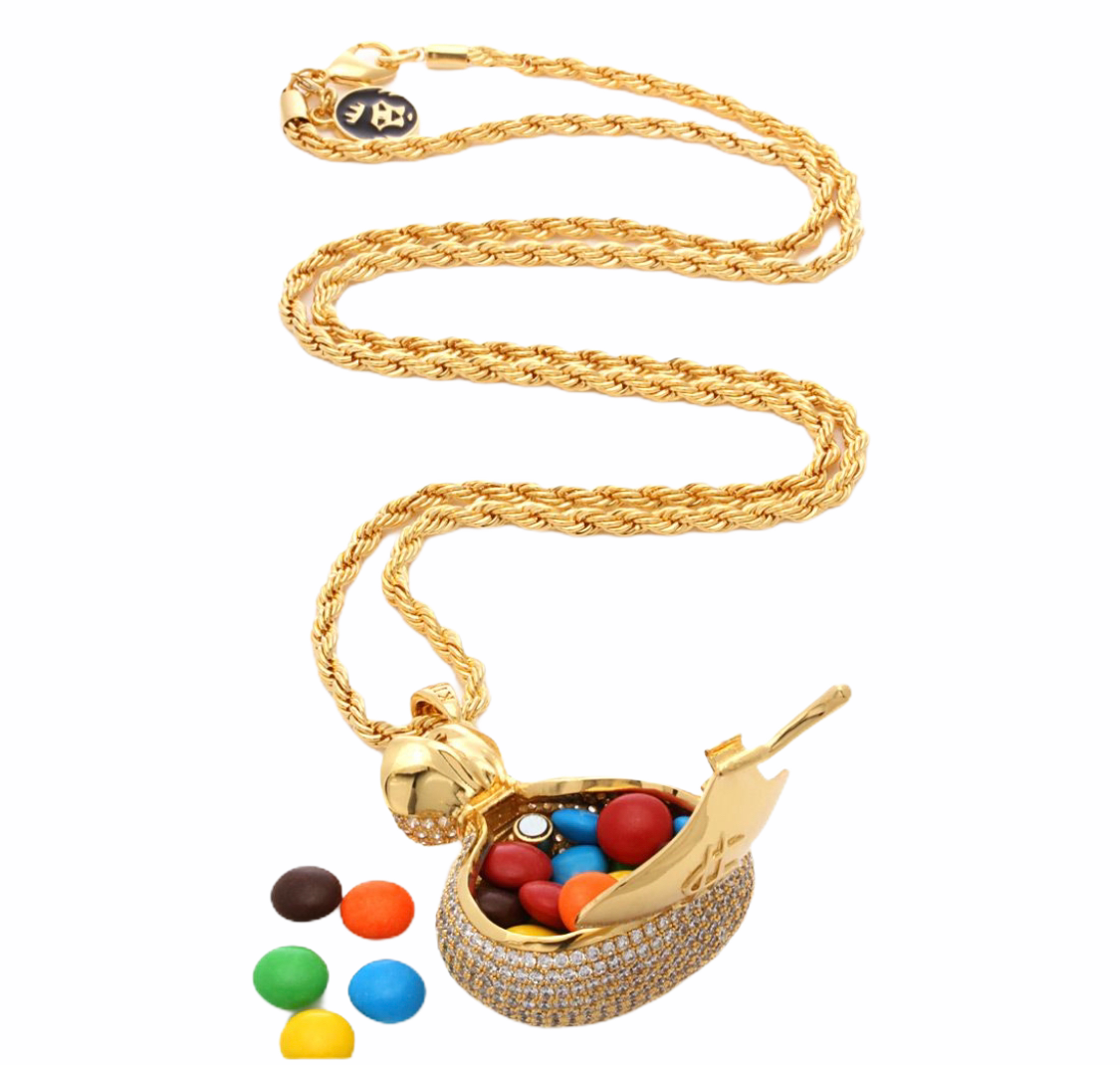 KING ICE: 14k Money Bag Snoop Dog x King Ice - On Time Fashions Tuscaloosa