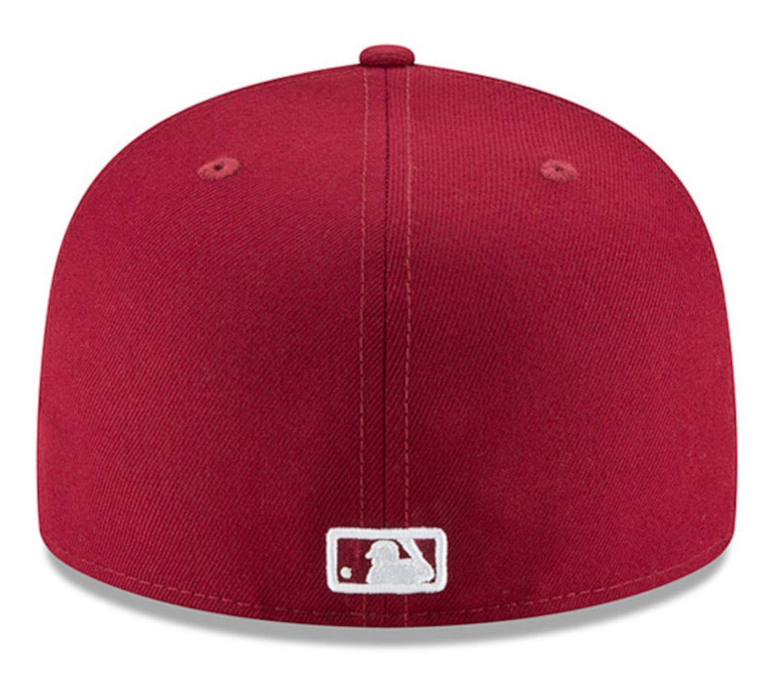 LA Dodgers Crimson Fitted 11591148 - On Time Fashions Tuscaloosa