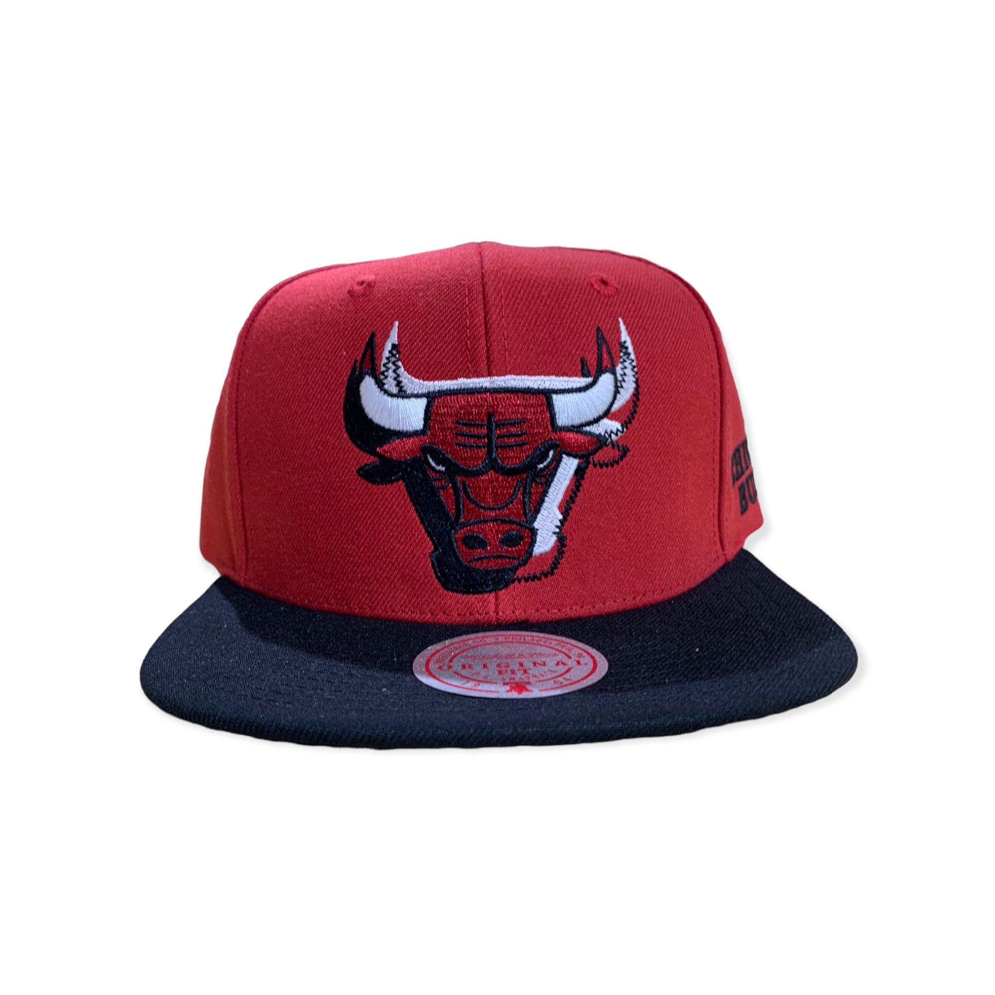 Caps Mitchell & Ness Caps NBA Logo Blur Snapback Bulls Red / Black