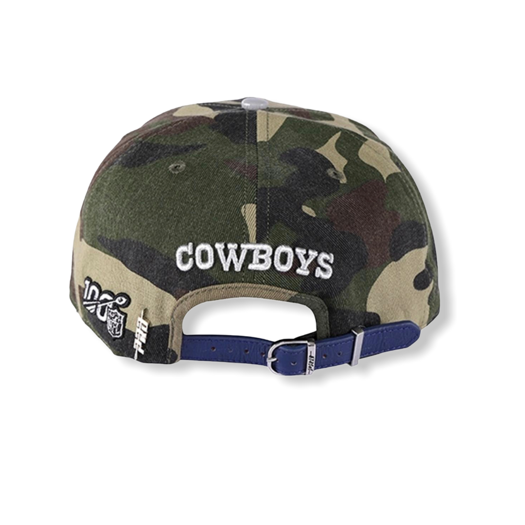 PRO STANDARD: Dallas Cowboys Wordmark w/ Logo Strapback - On Time Fashions Tuscaloosa