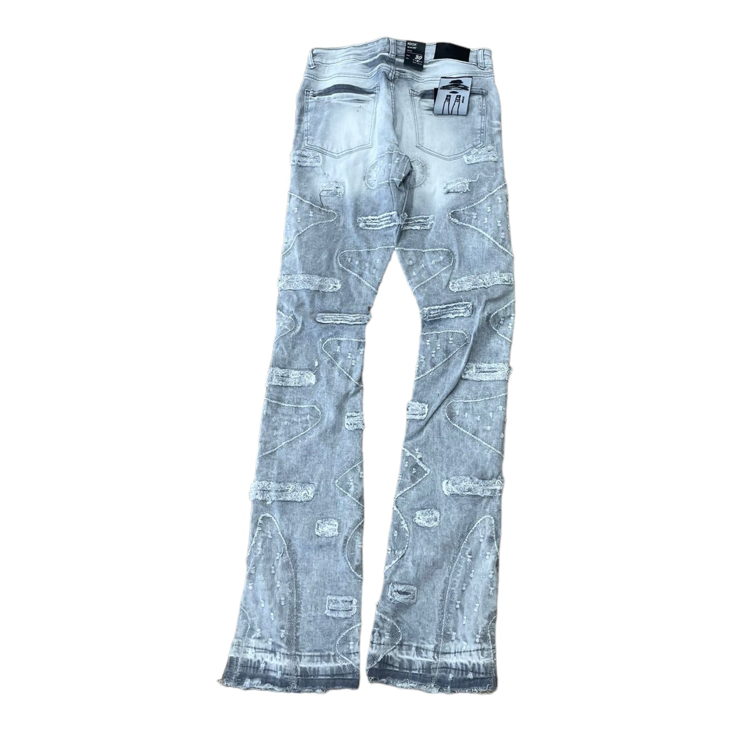 FOCUS: Distressed Slim Denim 5238