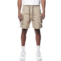 SMOKE RISE: Nylon Utility Shorts WS23182