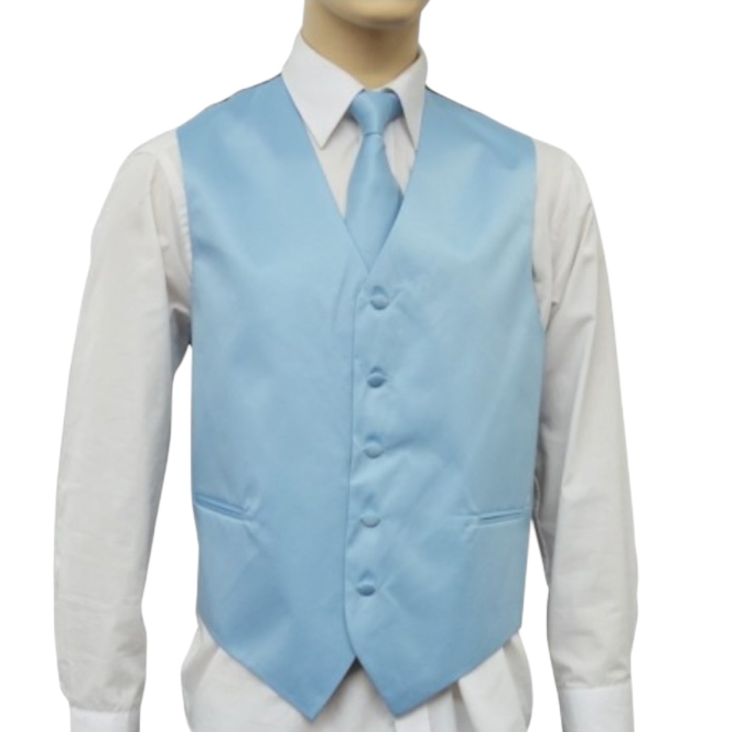 BRAND Q:  Solid Satin Vest 10