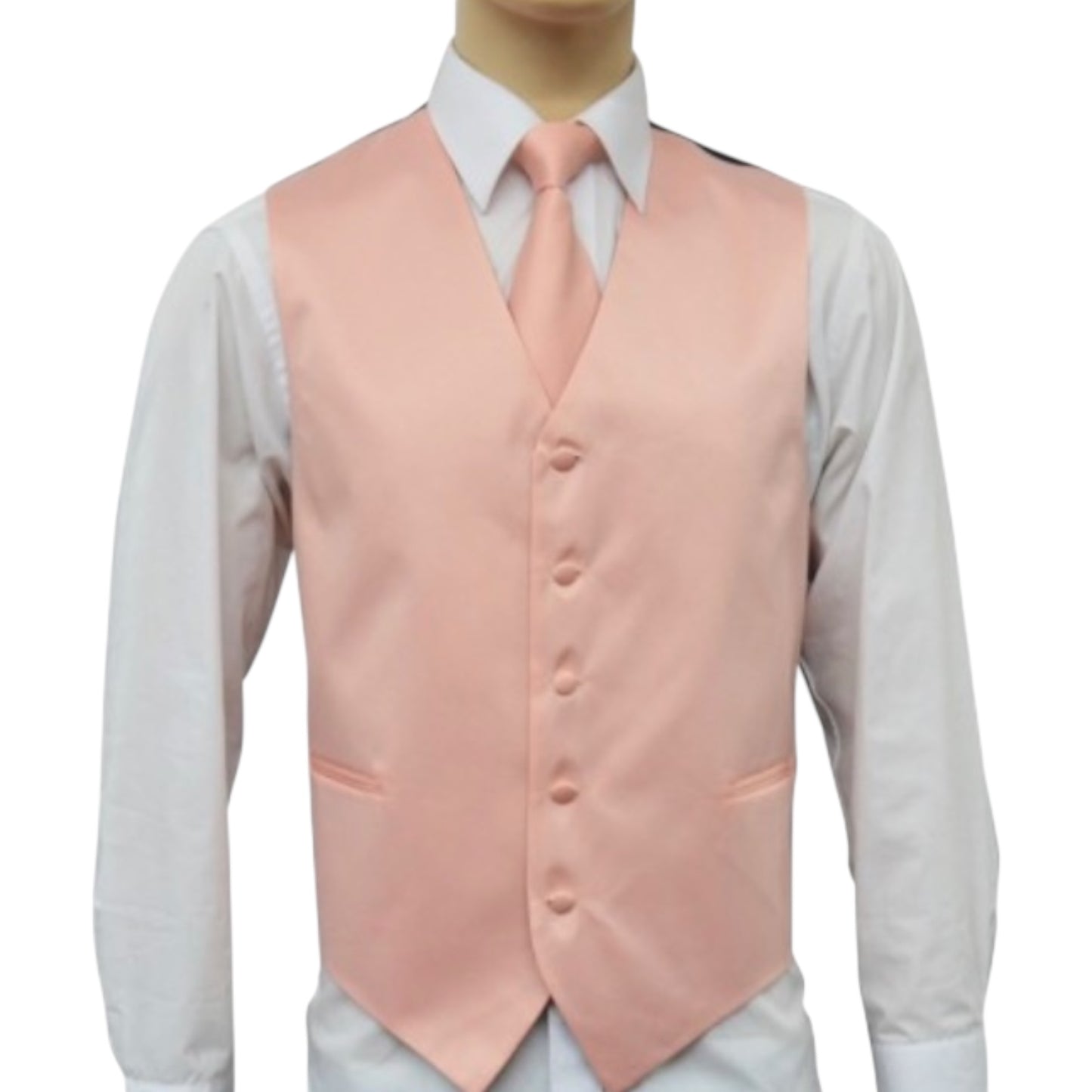 BRAND Q:  Solid Satin Vest 10