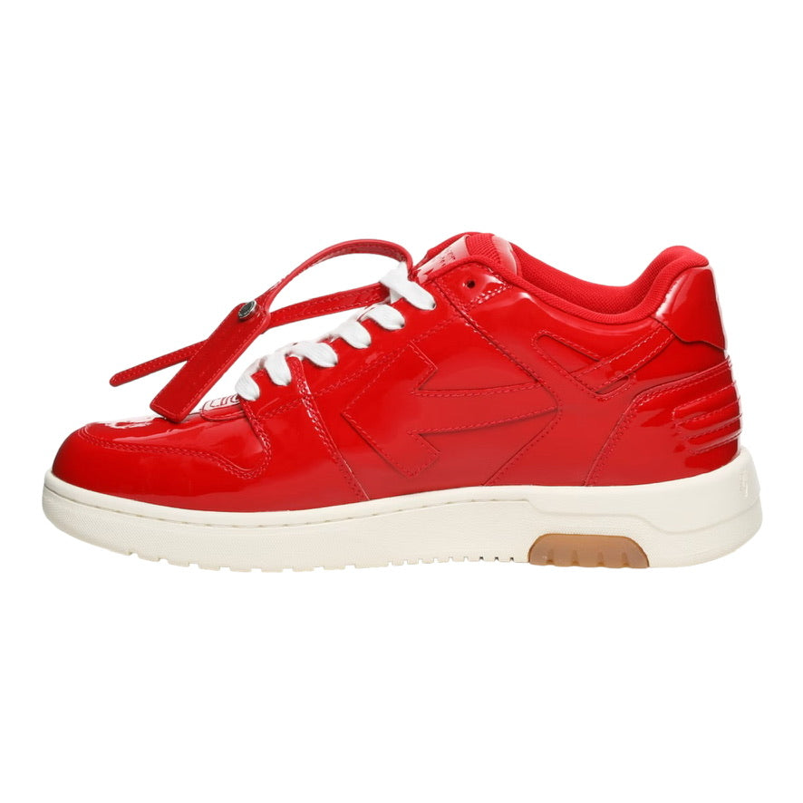 Women's Luxury Sneakers - Out of Office Sneakers in white and red leather  Off-White