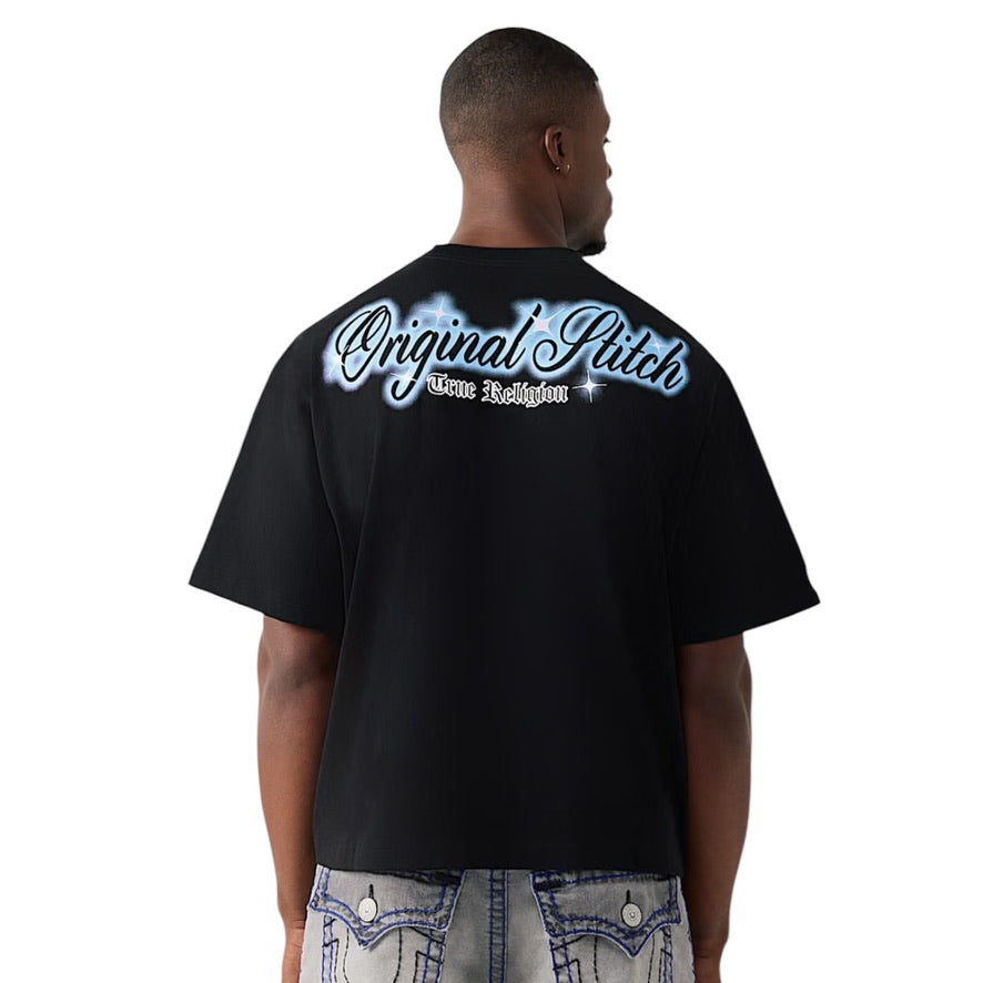 TRUE RELIGION: Crystal Boxy SS Tee 110306