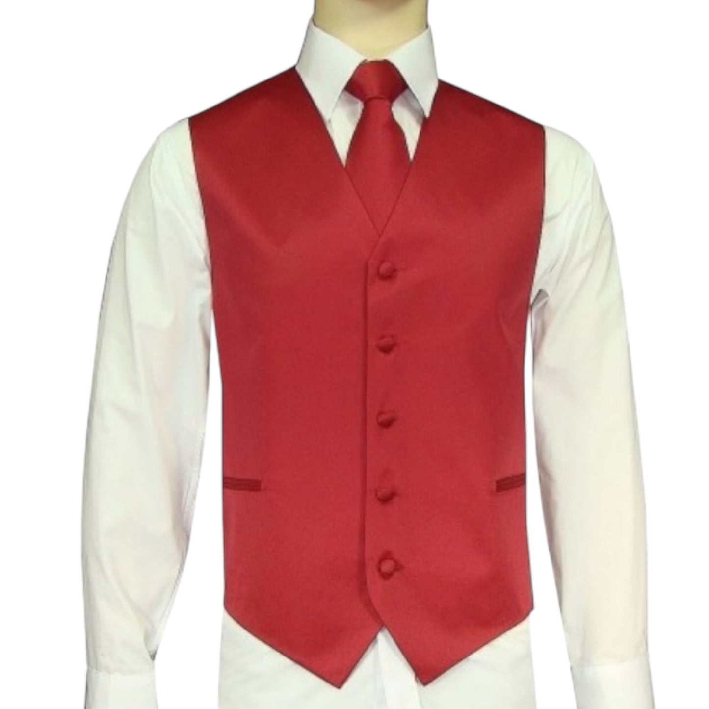 BRAND Q:  Solid Satin Vest 10