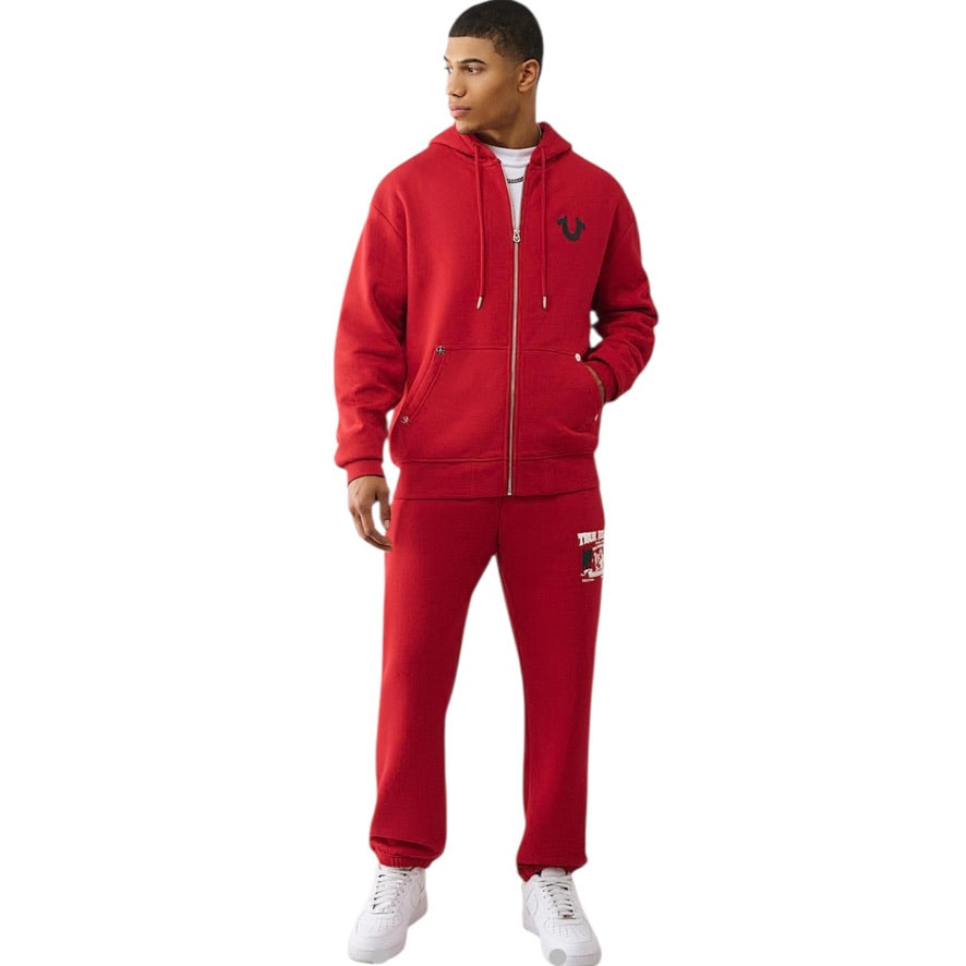 TRUE RELIGION: World Tour Zip Hoodie Jogger Set