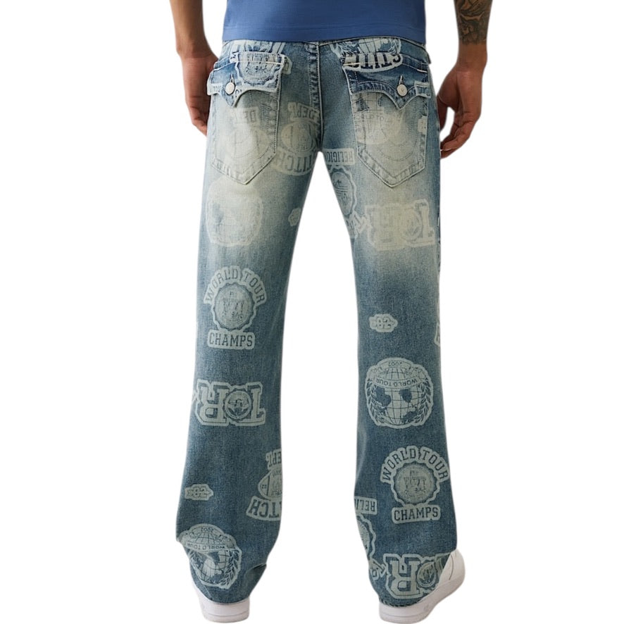 TRUE RELIGION: Ricky Straight Leg Denim 110296