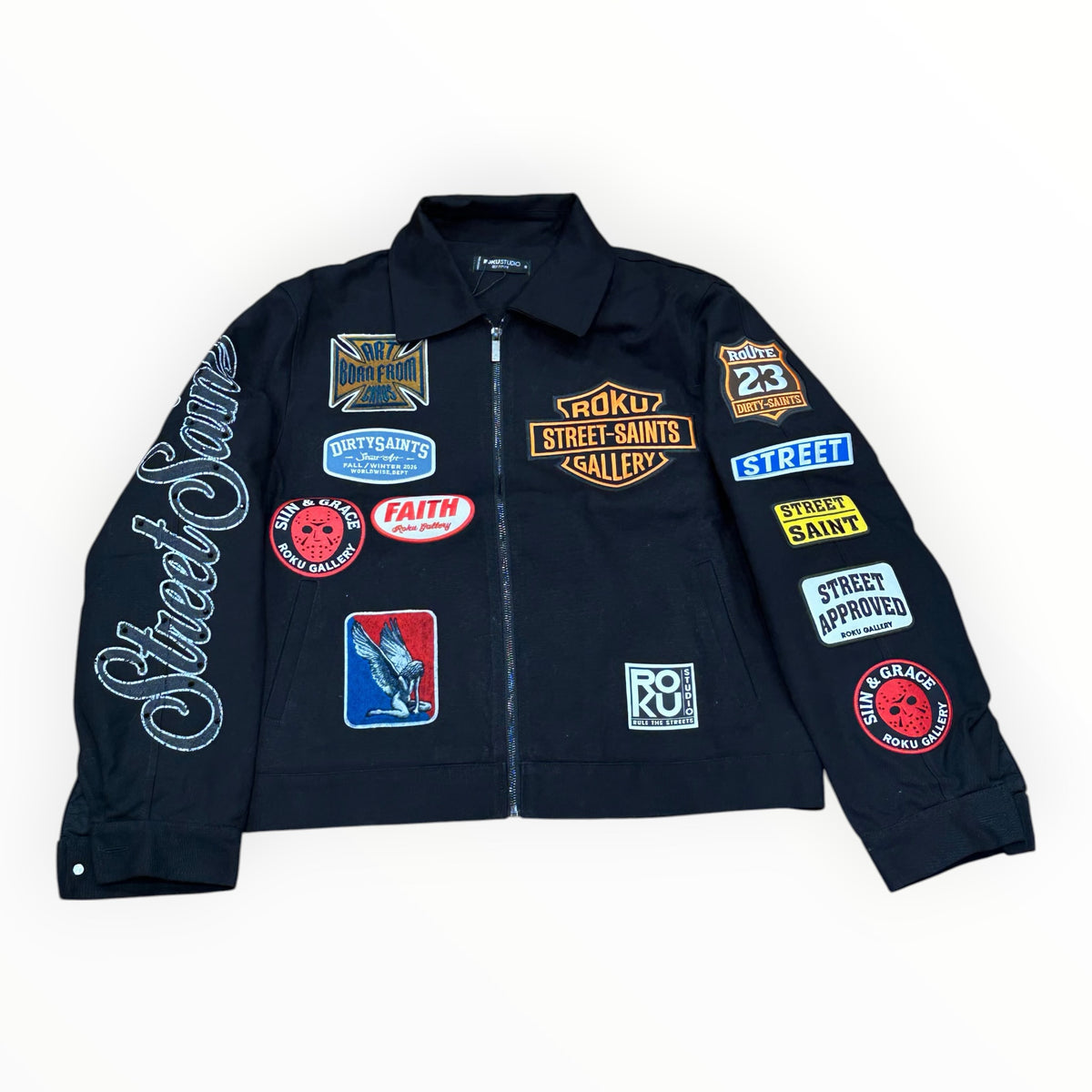ROKU STUDIO: Saints Canvas Jacket RK6482227