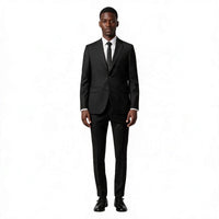 NOAH JOHN: Wool Blend 2pc Modern Suit DK05