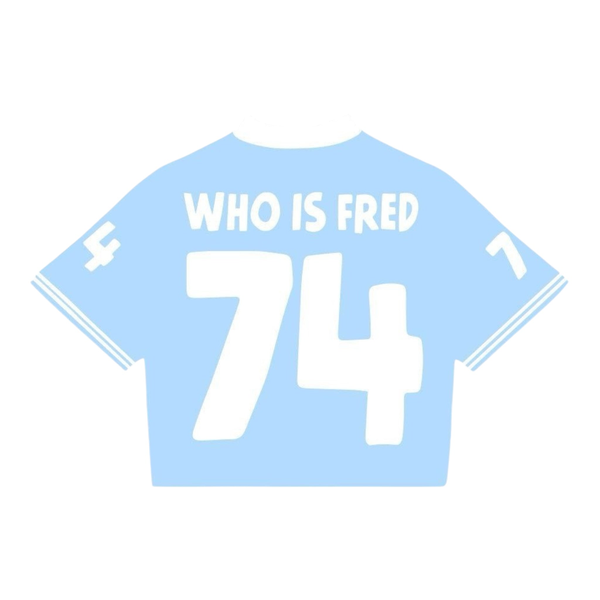 RED LETTERS: Who Is Fred Cropped Jersey