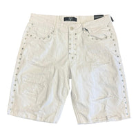 JORDAN CRAIG: Distressed Rhinestone Shorts JBP109S