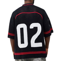 TRUE RELIGION: Crochet Football Jersey 110654