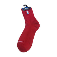 FOR BARE FEET: Classic NBA Logoman Crew Socks