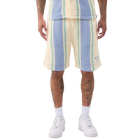 TRUE RELIGION: SRS Knit Stripe Short Set 110534/110745