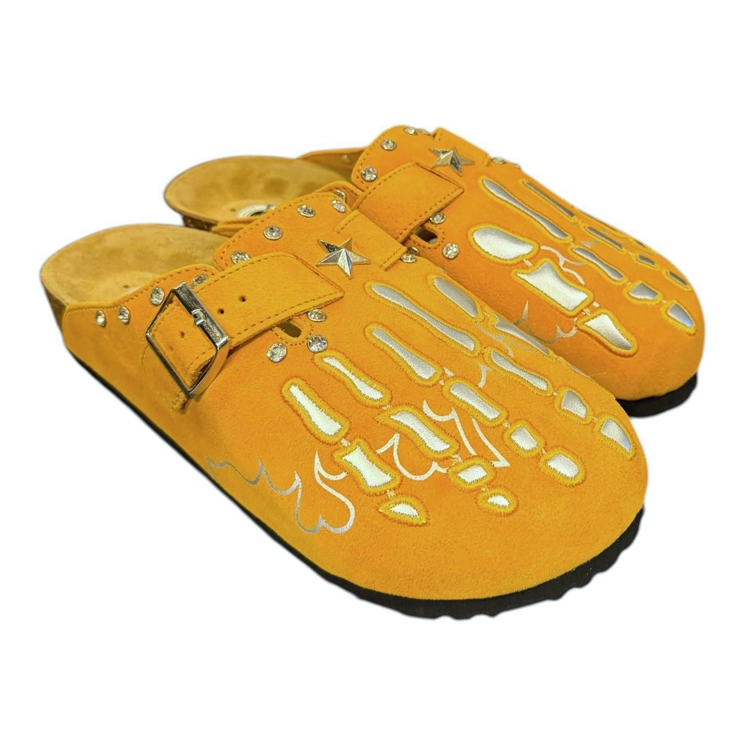 IN THE FIELD: Rhinestone Bones Clogs