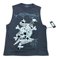 ED HARDY: DG Skull Sleeveless Tee