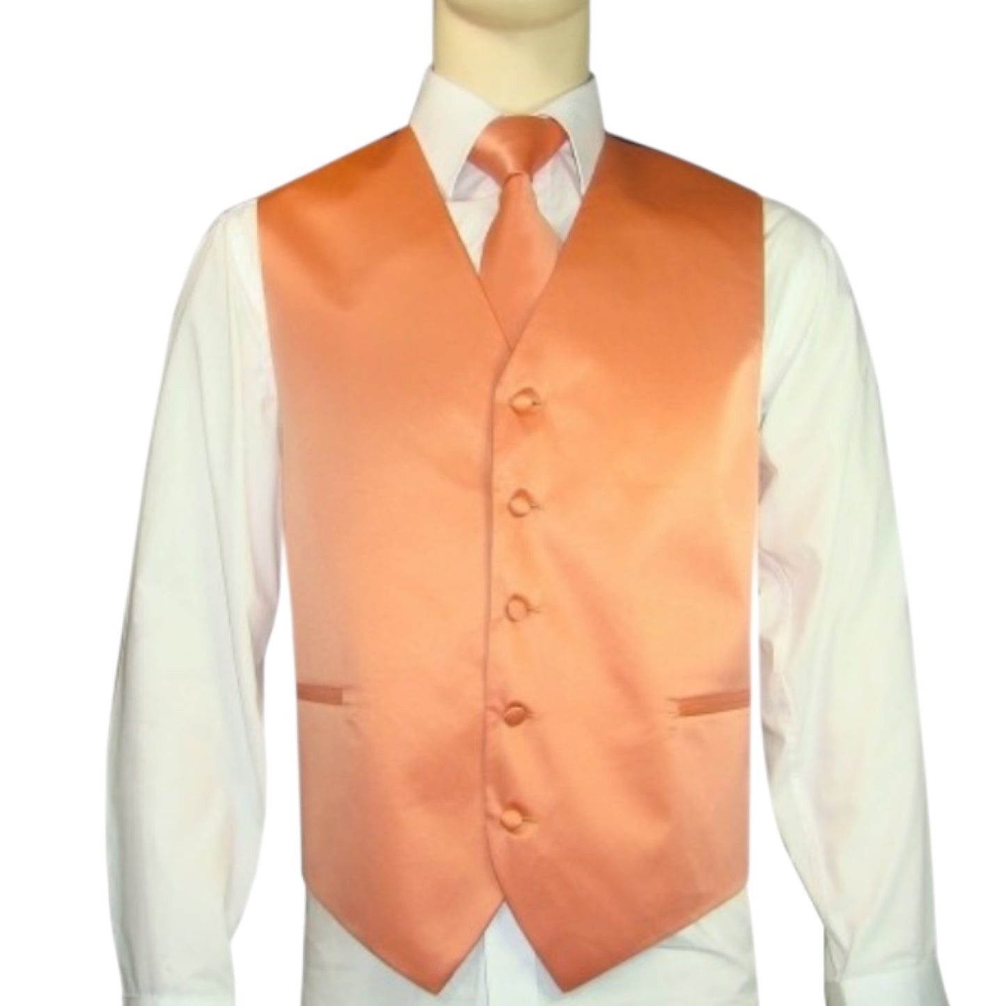 BRAND Q:  Solid Satin Vest 10