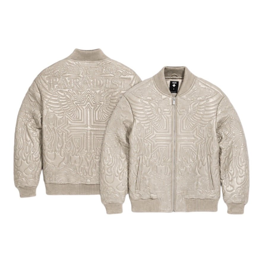 JORDAN CRAIG: PU Embroidered Jacket 91685